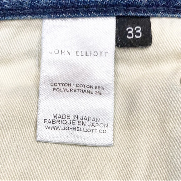 JOHN ELLIOT The Cast 2 Denim 33x 35 - Picture 7 of 7